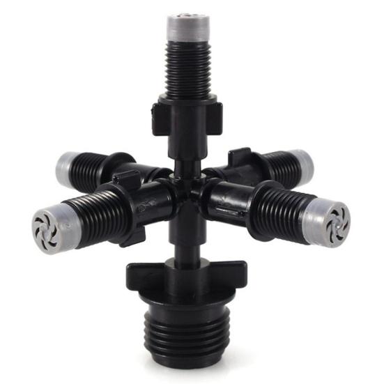 

5 головка Регулируемое сопло Распыление Туман Туман Теплица Спринклер Адаптер