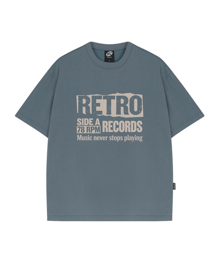WILDROCK Retro Playing Cool Cotton Oversized Short Sleeve T-Shirt