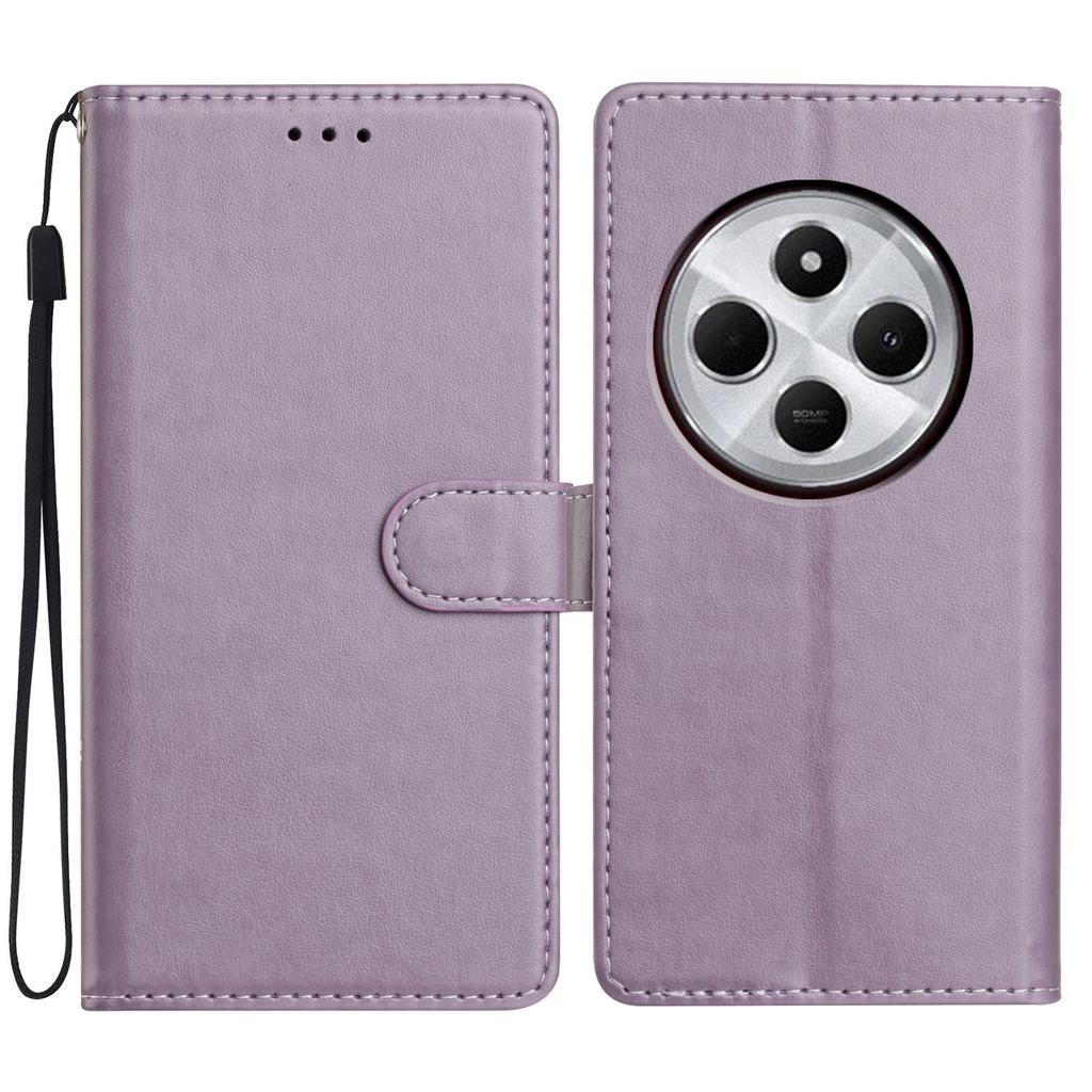 Für Xiaomi Redmi A4 5G Lederhülle Brieftasche Ständer Handyhülle mit praktischer Handschlaufe