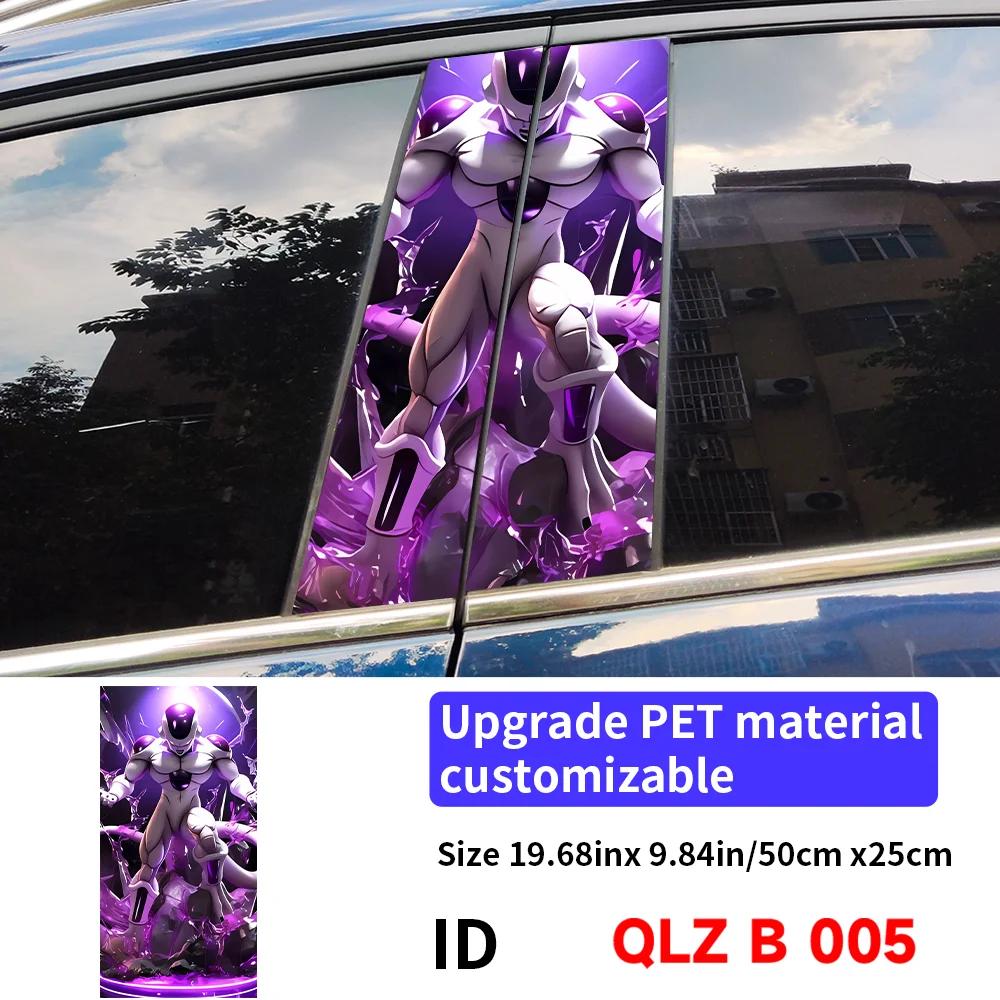 Anime Son Goku Car Stickers Car B-pillar Vinyl Decals Waterproof Auto Center Pillar Sticker Cover Scratches Decors Accessories