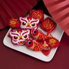 Cute Spring Festival Pin Lucky New Year Badge Cartoon Lion Dance Brooch  Unisex