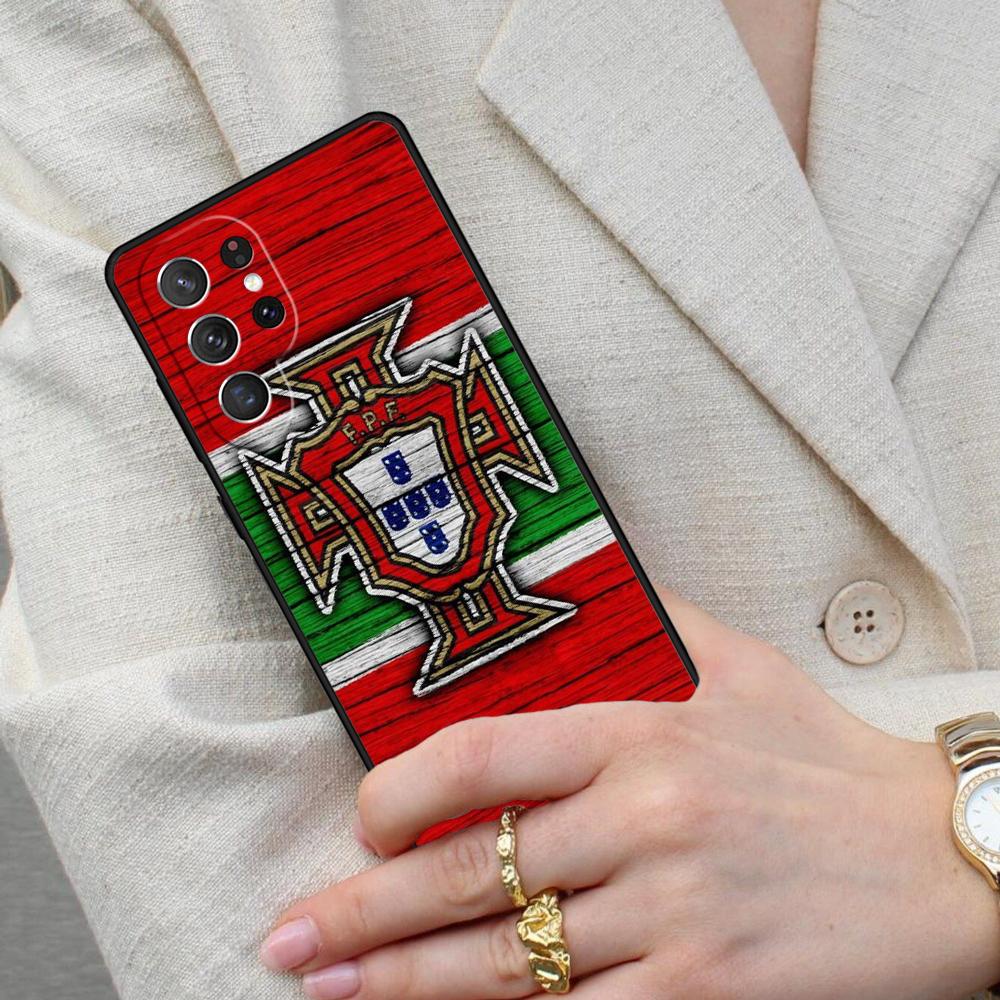 Portugal National Flag Cell Phone Case for Samsung Galaxy S26 Ultra S25 S24 S23 S22 S21 S20 Note10 Cover