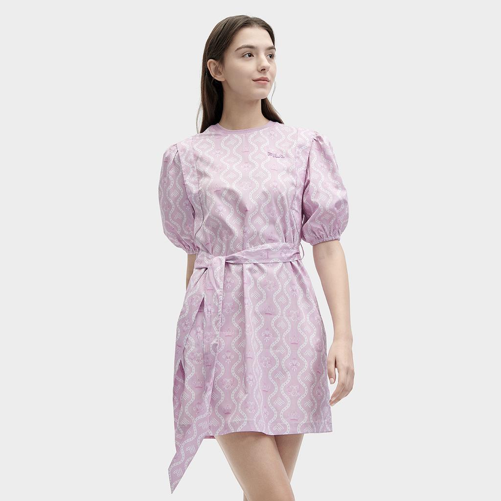 New FILA Short Sleeved Dress Women's Fine Willow Purple F11W428301FPR