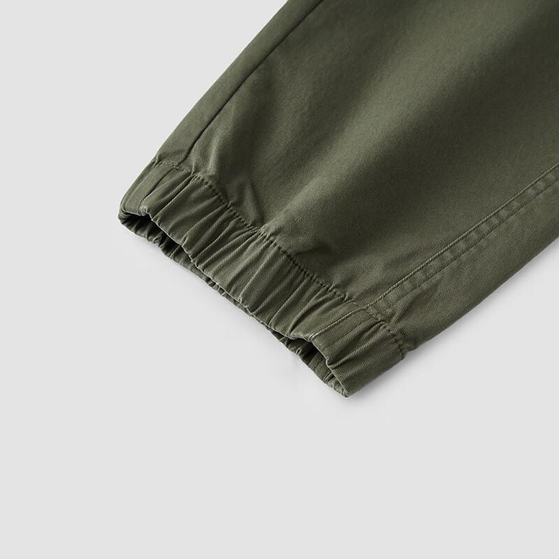 Semir Men's 2025 Spring Tapered Casual Pants with Elastic Waist