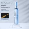 24-Rib Automatic Folding Umbrella with UV Protection for Sun and Rain.