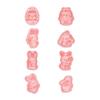 Easter Cookie Cutters Set, 8 Pcs Cookie Cutter With Plunger Stamps, 3D Cookie Stamps For Easter Biscuit Snacks Cheese Baking