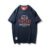American Retro Niche Pure Cotton Trendy Brand Letter Print Short-Sleeve T-Shirt for Men, Summer Export Men's Clothing, All-Cotton Tee Shirt