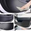 4pcs/Set Car Door Kick Sticker Anti-Dirty Protector Anti-Kick Mat Pad Cushion Cover Styling  Accessories for Tesla Model 3