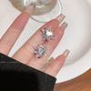 2025 Elegant Zircon Star Stud Earrings - Women's Light Luxury Fashion Jewelry