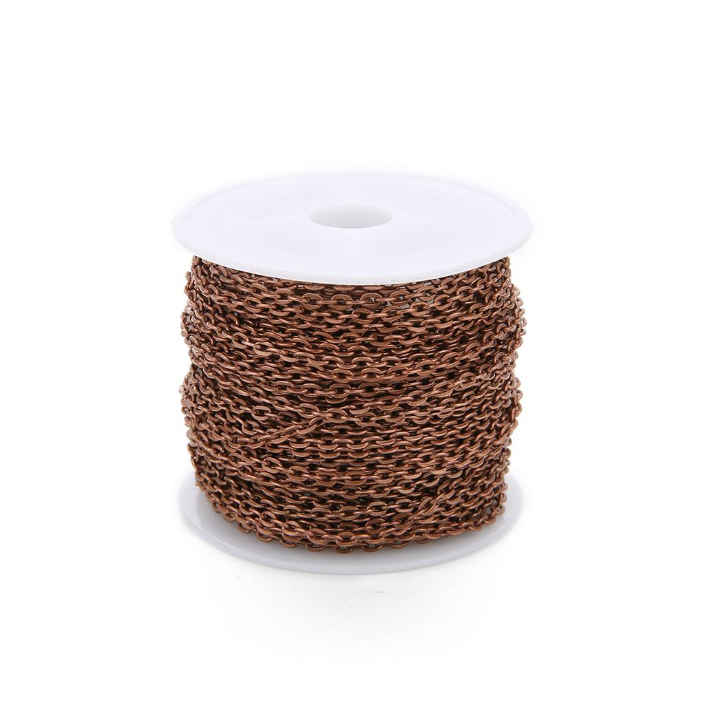 10Yards 2x3/3x4mm Iron Chains Metal Bulk Link Chains For Jewelry Making DIY Handmade Bracelets Necklace Materials Accessories