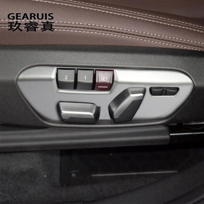 

Автомобильный Стайлинг, кнопка переключения сиденья, панель регулировки, рамка, наклейка, отделка для BMW 1 серии F52 2016-2022, аксессуары для интерьера