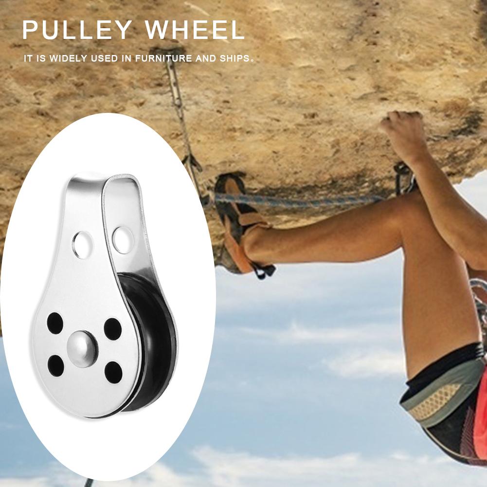 

Шкив из нержавеющей стали с одним колесом, поворотный, для подъемного троса, AU