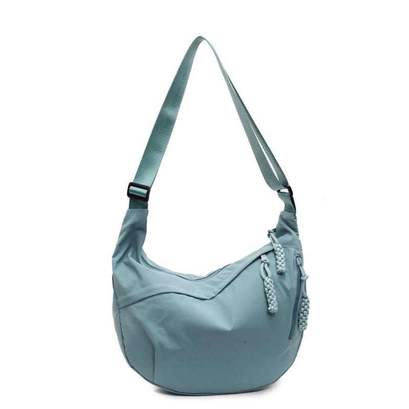 Dumpling bag new fashionable large capacity lightweight literary travel backpack nylon messenger bag