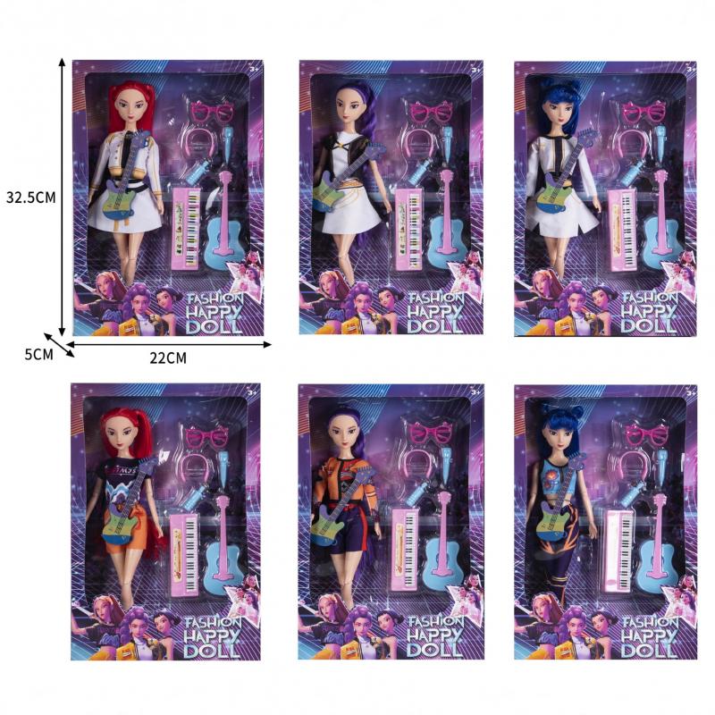 K-POP Panenka Lovkyně démonů s 30cm kloubovou vinylovou figurkou Dětská hračka Dárková sada