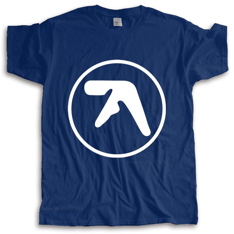 T-shirt Men Crew Neck Tees APHEX TWIN Logo T-SHIRT Electronic MUSIC Techno HARDCORE Windowlicker Tops Fashion Unisex Tees