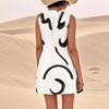Summer Dresses For Women Loose Beach Vacation Casual Sleeveless Sundresses With Pockets Tank Dress