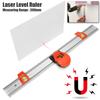 New Metric Level Rulers Multipurpose Measure Laser Level Aluminum Ruler and Horizontal Vertical Measure Aligner Standard