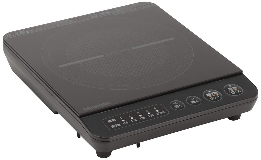 Iris Ohyama IH Cooktop 1000W IHK-T38-B