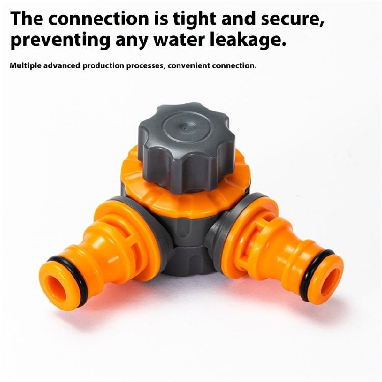 Adjustable Locking Garden Hose Connector Rotatable Design High Flows Rate Fitting Suitable For Efficient Water Transfer