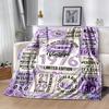 Vintage Milestone Birthday Blanket Soft Warm Cozy Perfect for Bedding Sofa Couch for All Seasons Modern Ideal Gift for Friends Family Couples Picnic
