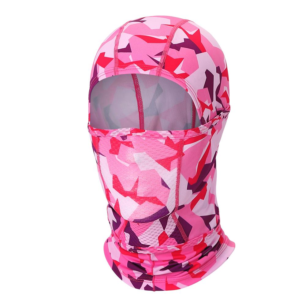 MCNSPORTS Pink Camo Cool Mesh Cooling Balaclava