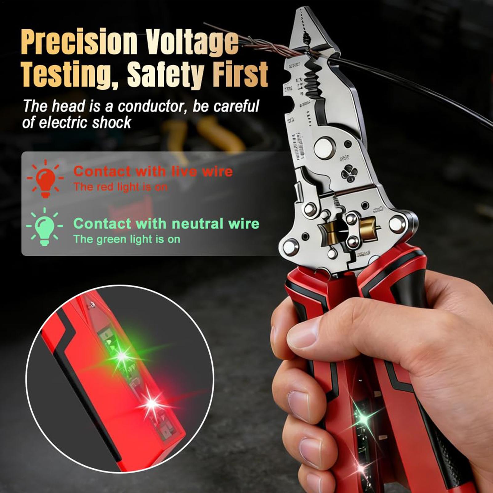 

Wire Stripper Tool Multifunctional Electrician Pliers Wire Stripper Twister For Cutting Stripping Twisting Testing Home China Mainland
