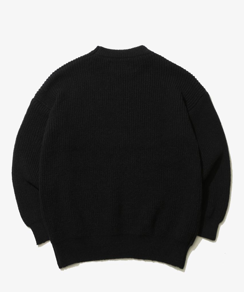 GOLDEN SUNSHINE Wool Bulky Round Knit _Black