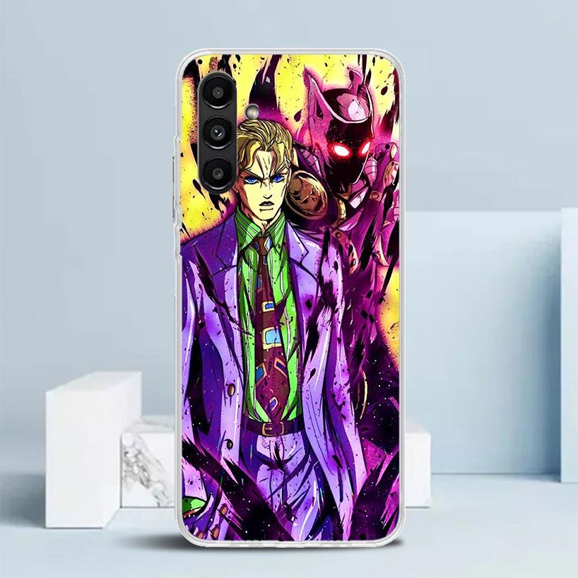 JoJo Kira Yoshikage Killer Queen Cover for Samsung Galaxy A17 A37 A57 A16 A26 A36 A56 A15 A14 A55 Phone Case A13 A53 A25 A35 A24