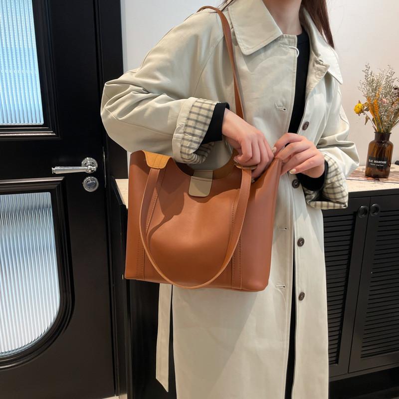 Sac Seau en PU à Fermeture Magnétique pour Usage Quotidien Mode Femme