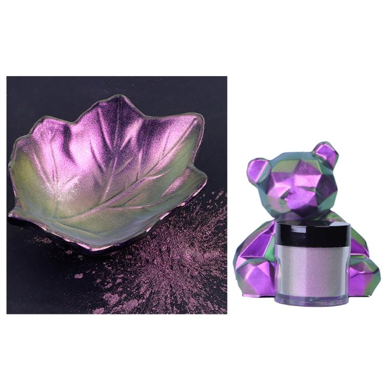 Chamäleon-Pulver, Farbverschiebung, Glimmerpulver für Epoxidharz, Perlenpigmentpulver zum Malen, Seifenherstellung, Schleim, mehrfarbig