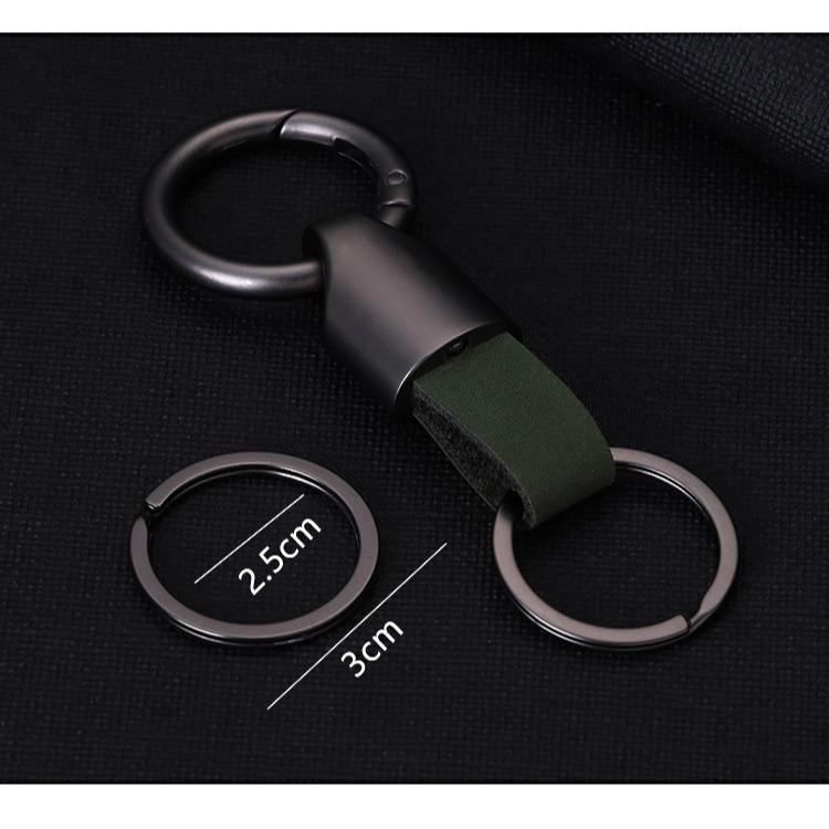 High-End Minimalist Suede Car Keychain Pendant for Men & Women