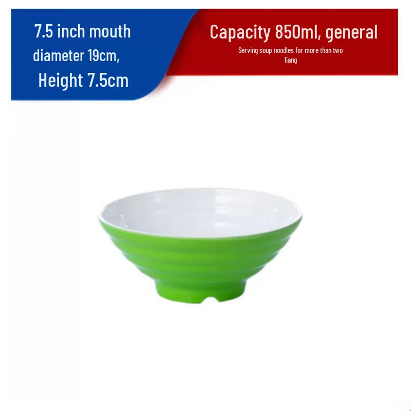 Thickened Drop-Resistant Melamine Noodle Bowl