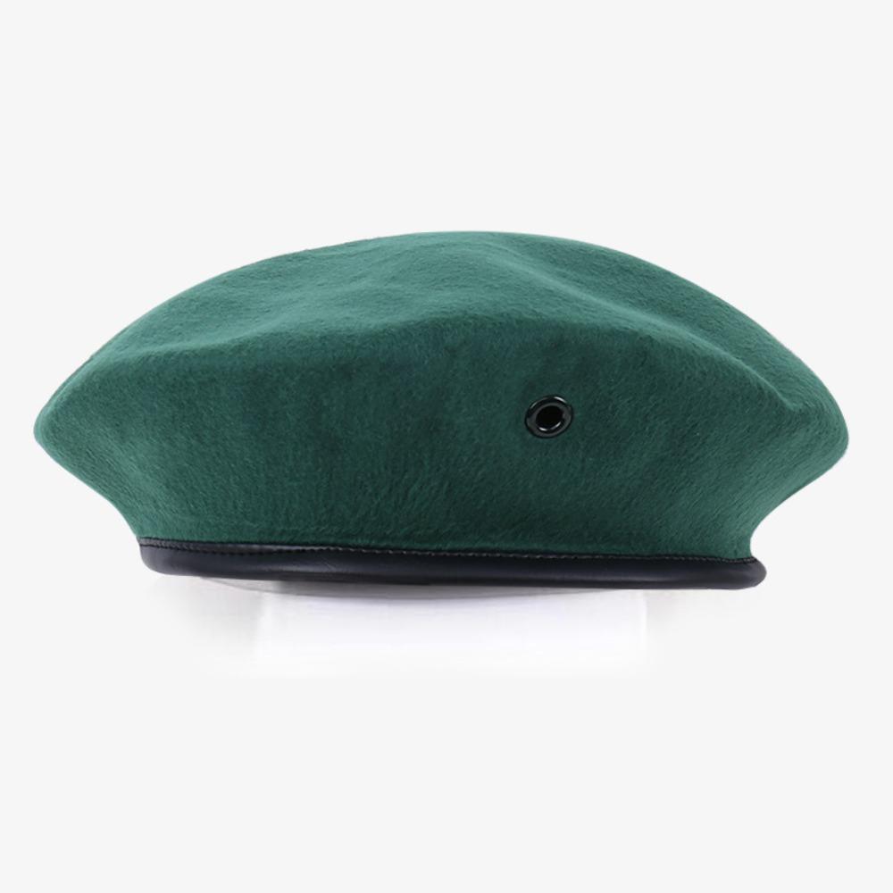 

Adjustable Uniform Cap Autumn and Winter Painter Cap Fashion Berets Hat Women Men зелёный