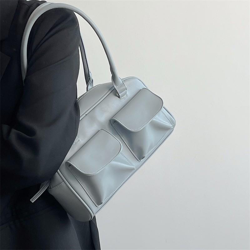 2025 Retro Schlichte Damen-Tragetasche: Großes Fassungsvermögen, Modisch, Vielseitige Pendler-Umhängetasche