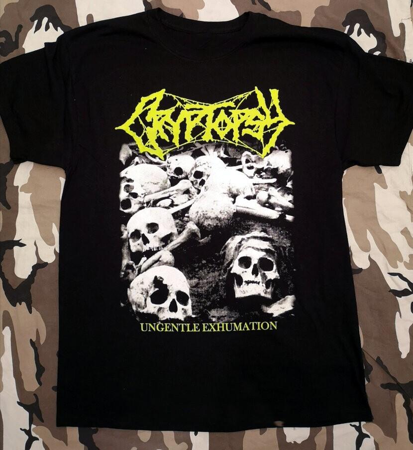 

Cryptopsy - Ungentle Exhumation 100% Cotton Adult T-Shirt All Size BO1184 Unisex T-Shirt XL
