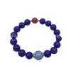 Natural Raw Ore Lapis Lazuli With Raw Ore Nanhong Sea Blue Treasure Women'S Single-Circle Bracelet, Lapis Lazuli Versatile Crystal