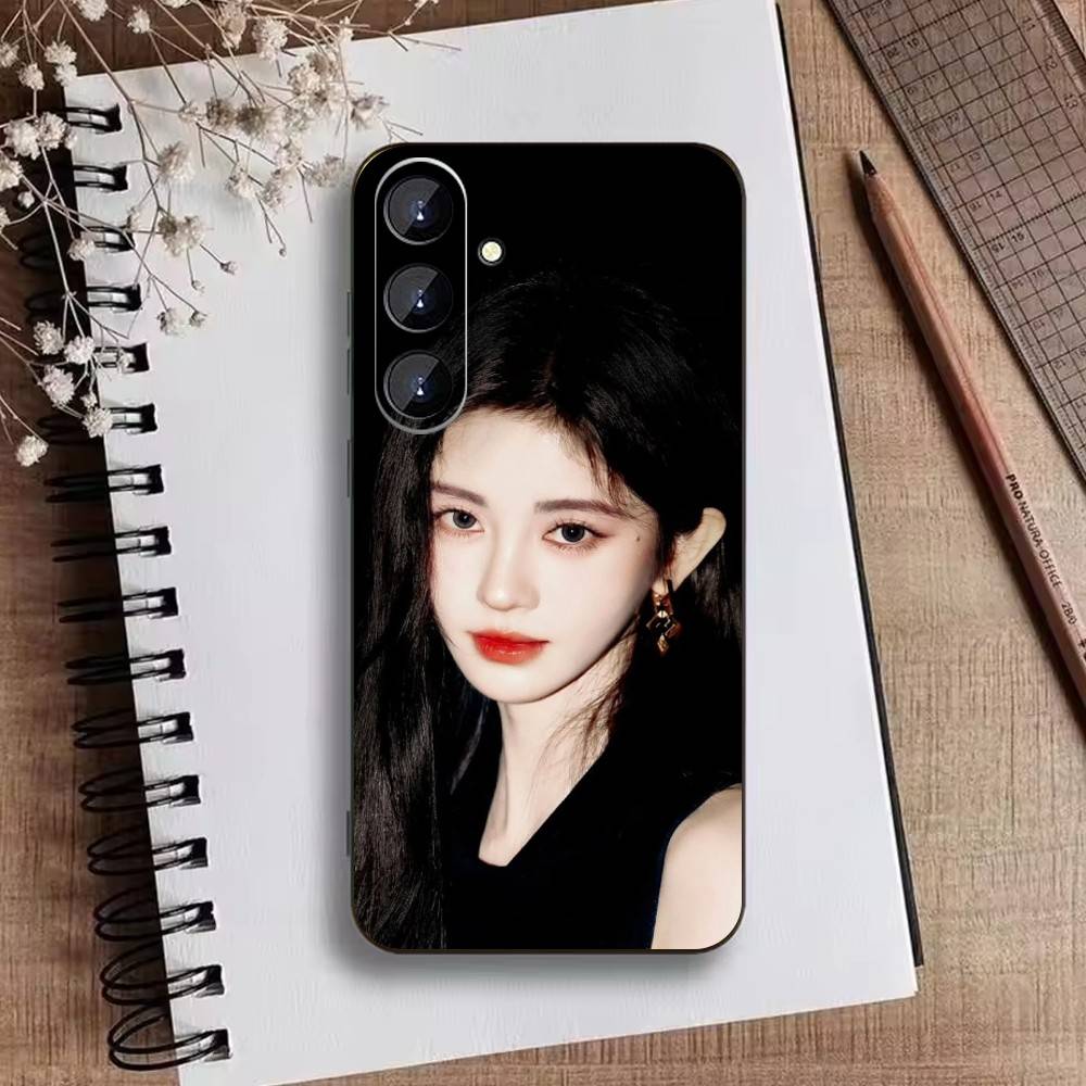Ju Jingyi T- Kiku Phone Case For Samsung Galaxy A73,21,22,32,71,53,52,51,80,5G Soft Black Cover Samsung a22 4g