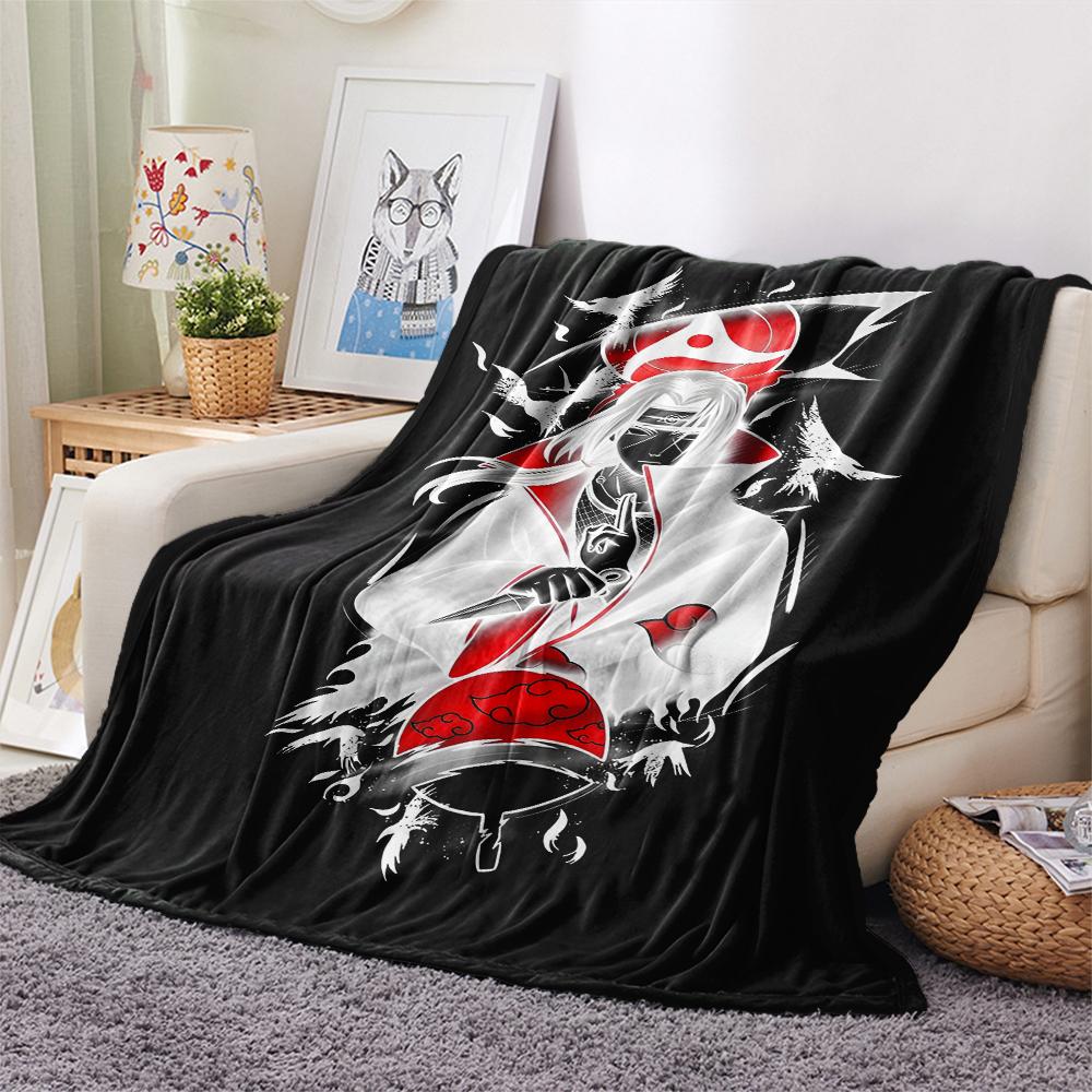 1Pc Cartoon Print Flannel Blanket, High Quality Comfortable for All Seasons, Home Decor, Warmth and Comfort, Perfect for Christmas Birthday Gift