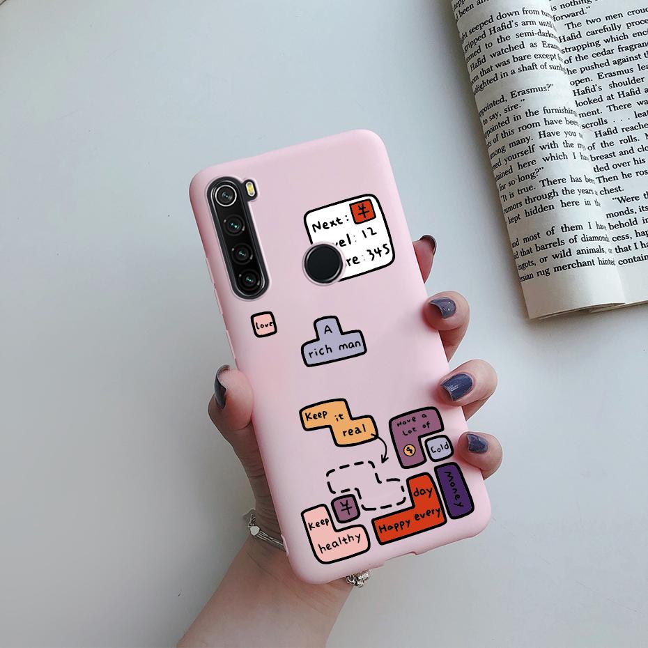 For Cover Xiaomi Redmi Note 8 Case Soft Silicone Painting Phone Case Xiaomi Redmi Note 8 Pro Cover Funda Redmi Note 8 T 8T Case