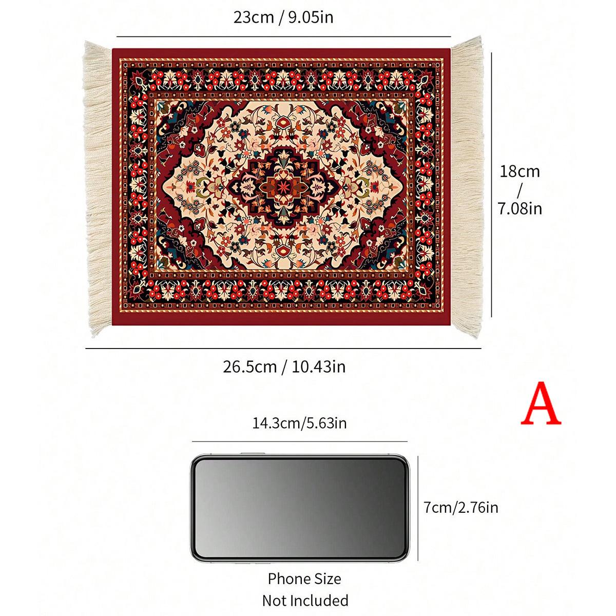 

1 шт. кофейный коврик в богемном стиле, подставка под чашку, многоцелевой противоскользящий коврик, подставка под кофейные принадлежности S