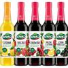 Fruchtsirup Łowicz Geschmackskollektion Zitrone Himbeere 5X 400ml