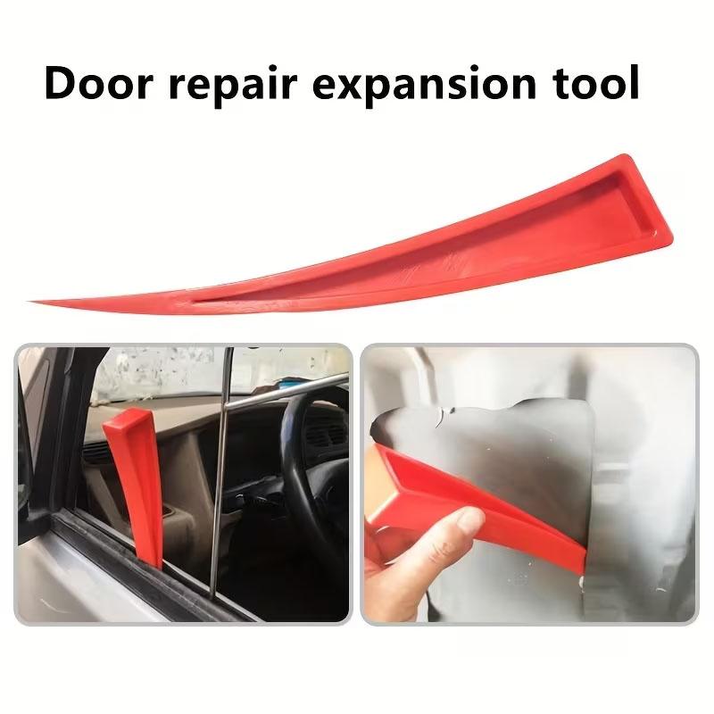 Red Car Door Wedge Panel Paintless Dent Removal Repair Hand Tool for Window Auto Wedge Pump Locksmith Thickened Door Repair