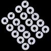 20Pack Clothing Rack Size Dividers Wardrobe Round Hangers White