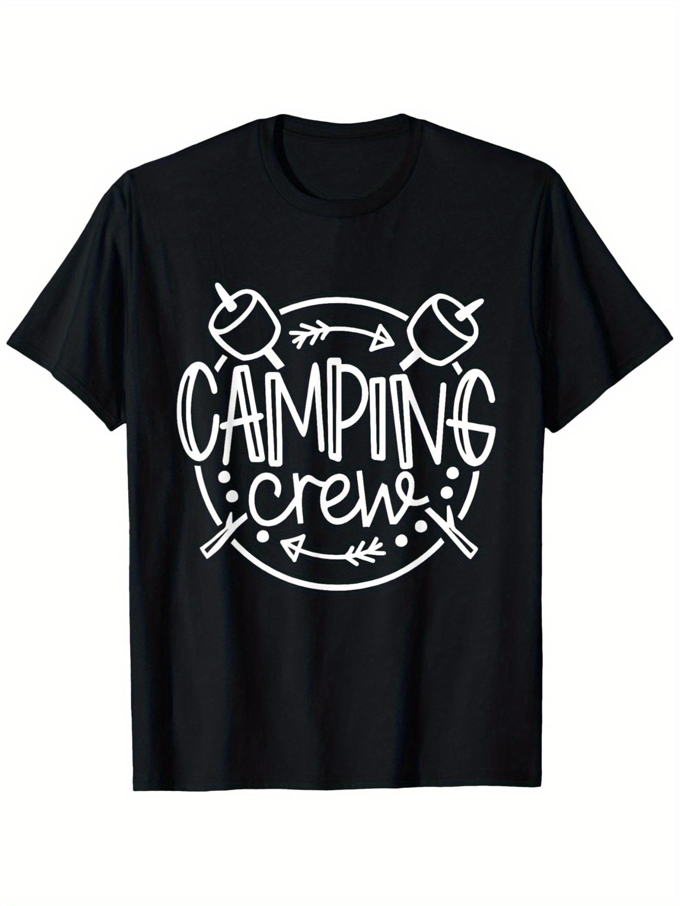 

180gFamily Camping Team Matching T-Shirt- Soft M