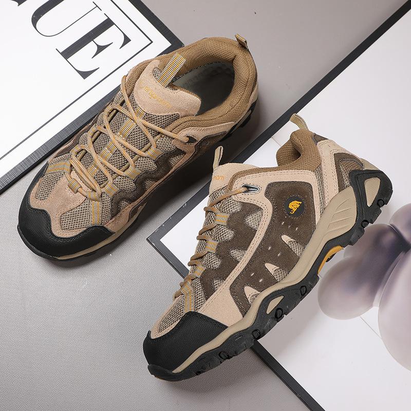 Outdoor Hiking Shoes Men's and Women's Mesh Breathable Non-slip Wear-resistant Off-road Hiking Shoes Training Shoes Wholesale