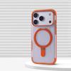Luxury Matte Translucent Magnetic Ring Bracket Bumper Case For iPhone 17 Pro Max 16 15 For Magsafe Wireless Charging Stand Cover