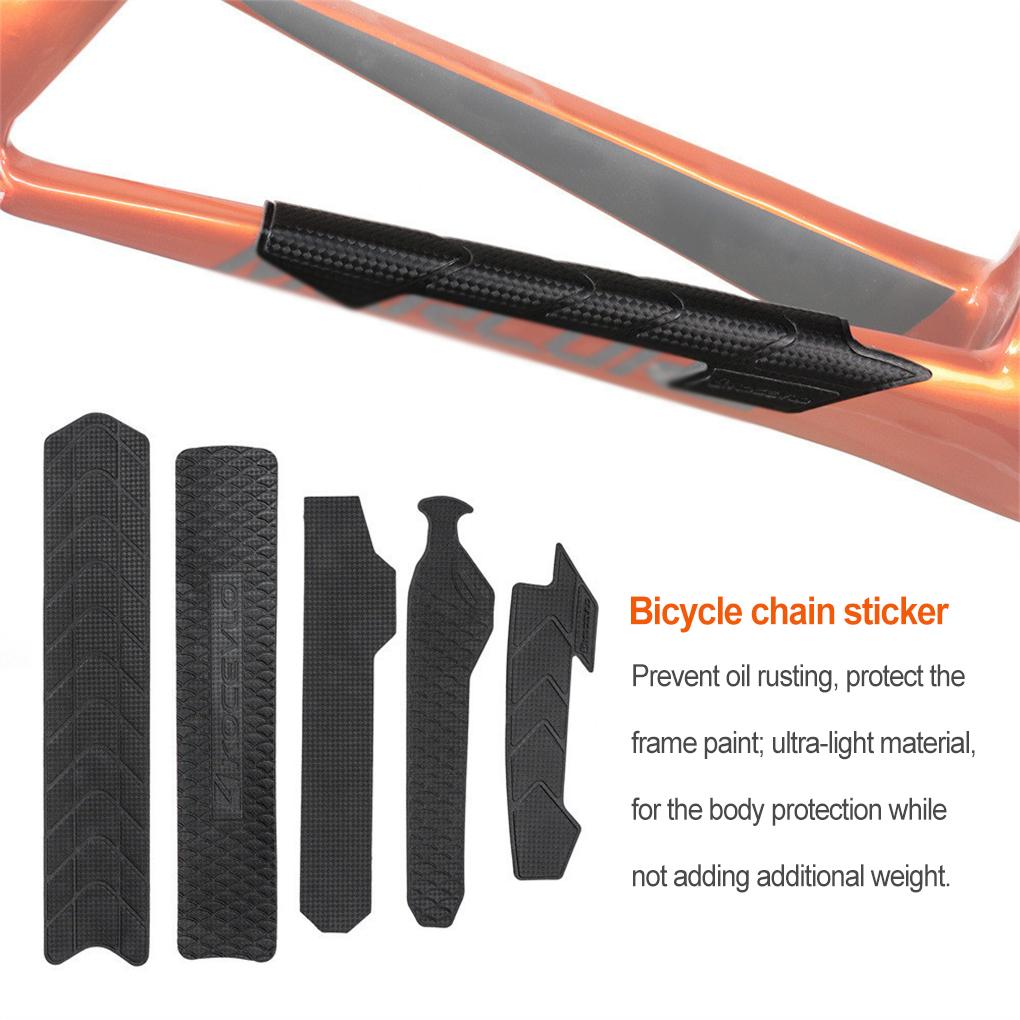 Plastic Chain Protection Stickers Frame Protector Chainstay Scratch-Resistant Rustproof Self-Adhesive Cycling Guard