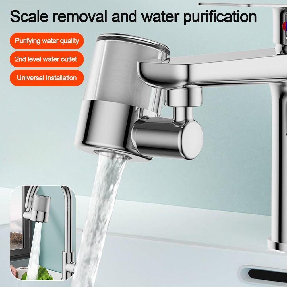 Anti-splash Kitchen Faucet Nozzle Water Saving 2-Mode Adjustable Sprayer Nozzle Tap Spray 720°Rotation Water Outlet Taps