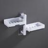 Durable Rotatable Soap Storage Box Multilayer Soap Holder Household Easy to Use