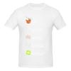 Unisex Eat Sleep Anime Gaming Repeat Funny T Shirt Vintage Cotton Crewneck Tshirts